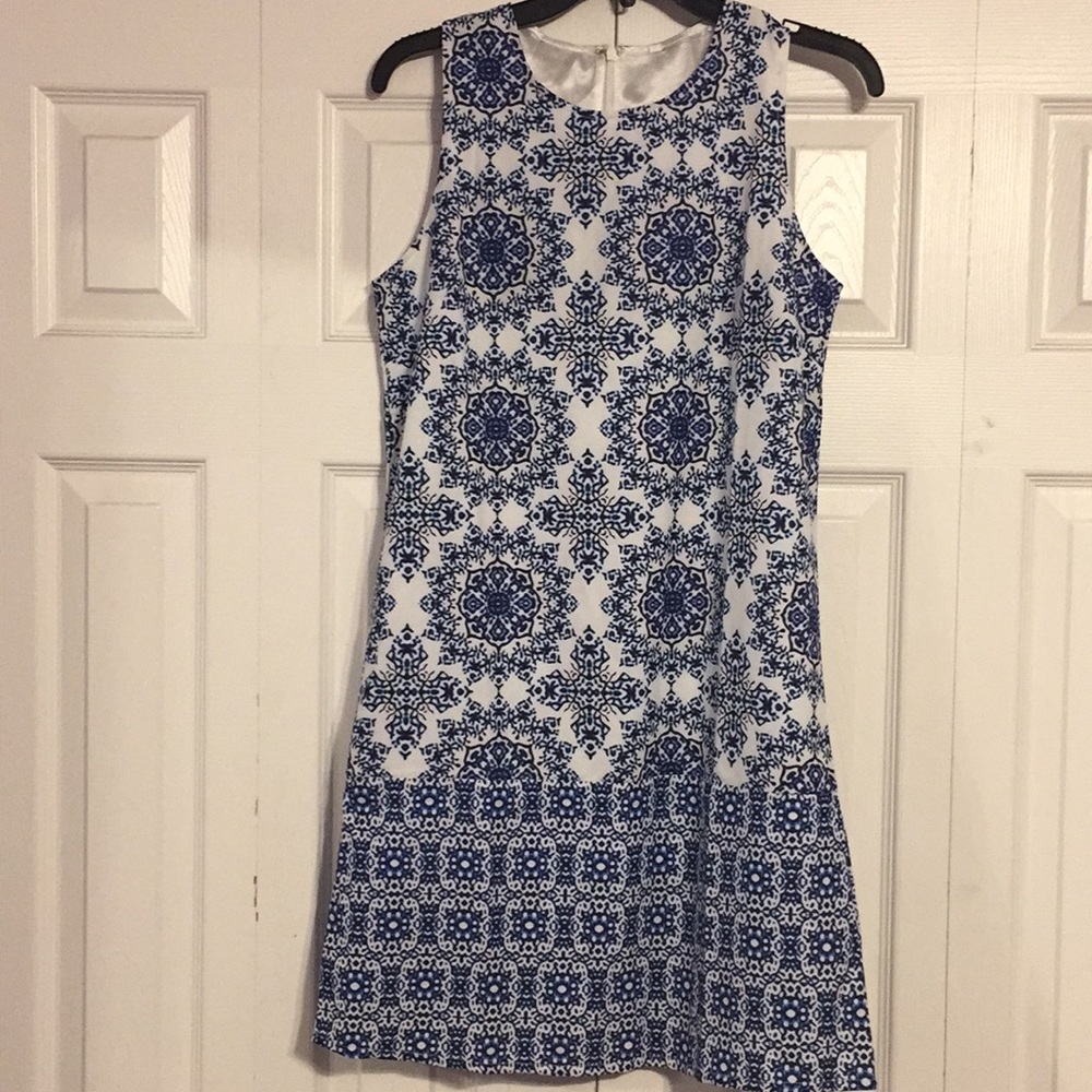 Blue dress